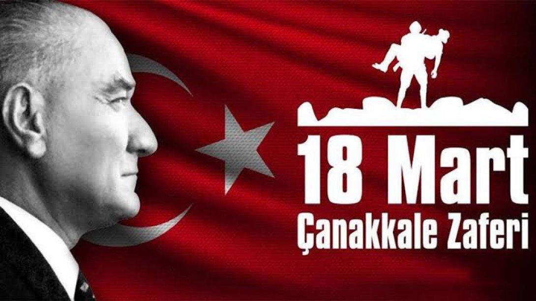 18 Mart Çanakkale Zaferi'nin 105. Yıl Dönümünü Kutluyor, Şehitlerimizi Rahmetle Anıyoruz.
